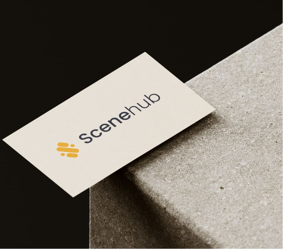 SceneHub concept 1 application mockup alternate