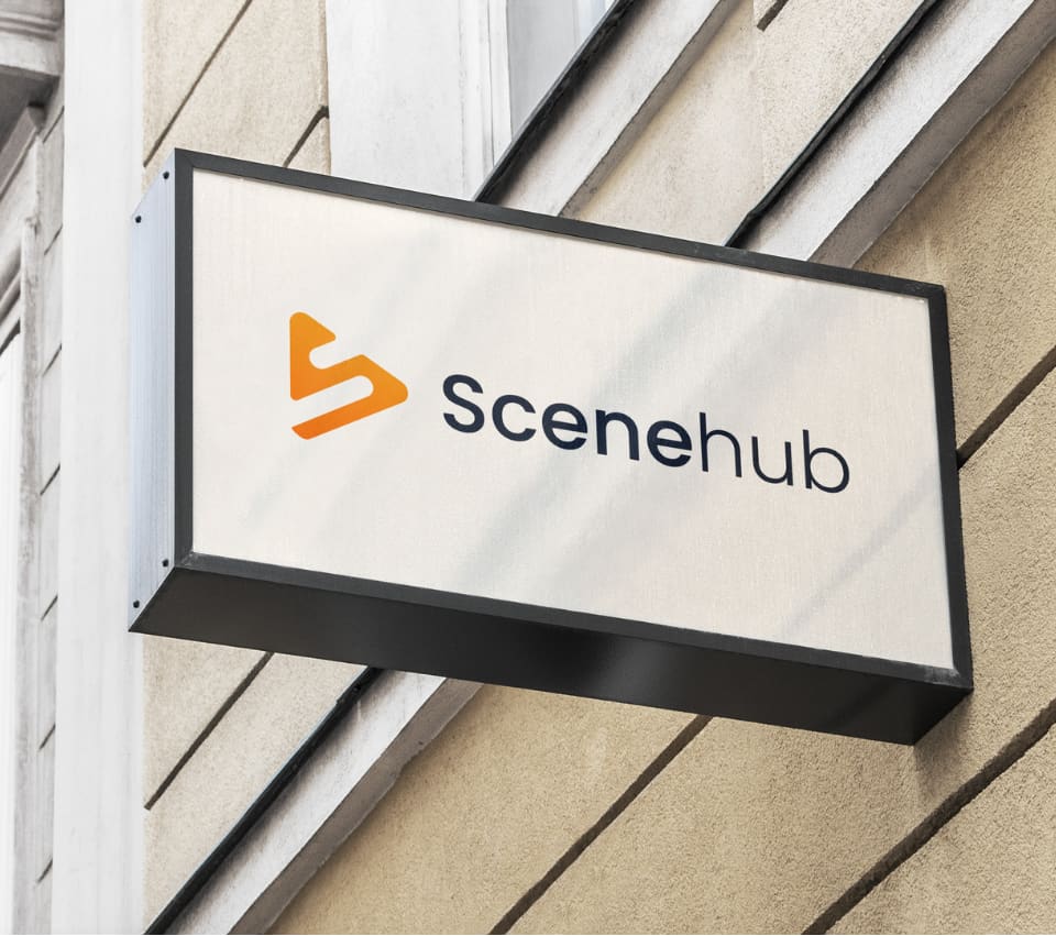SceneHub concept 2 application mockup